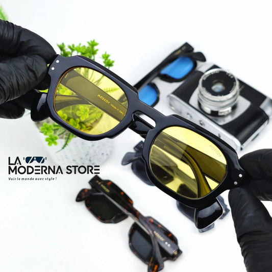 MOSCOT IRISS YELLOW LENSES
