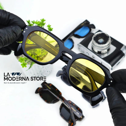 MOSCOT IRISS YELLOW LENSES