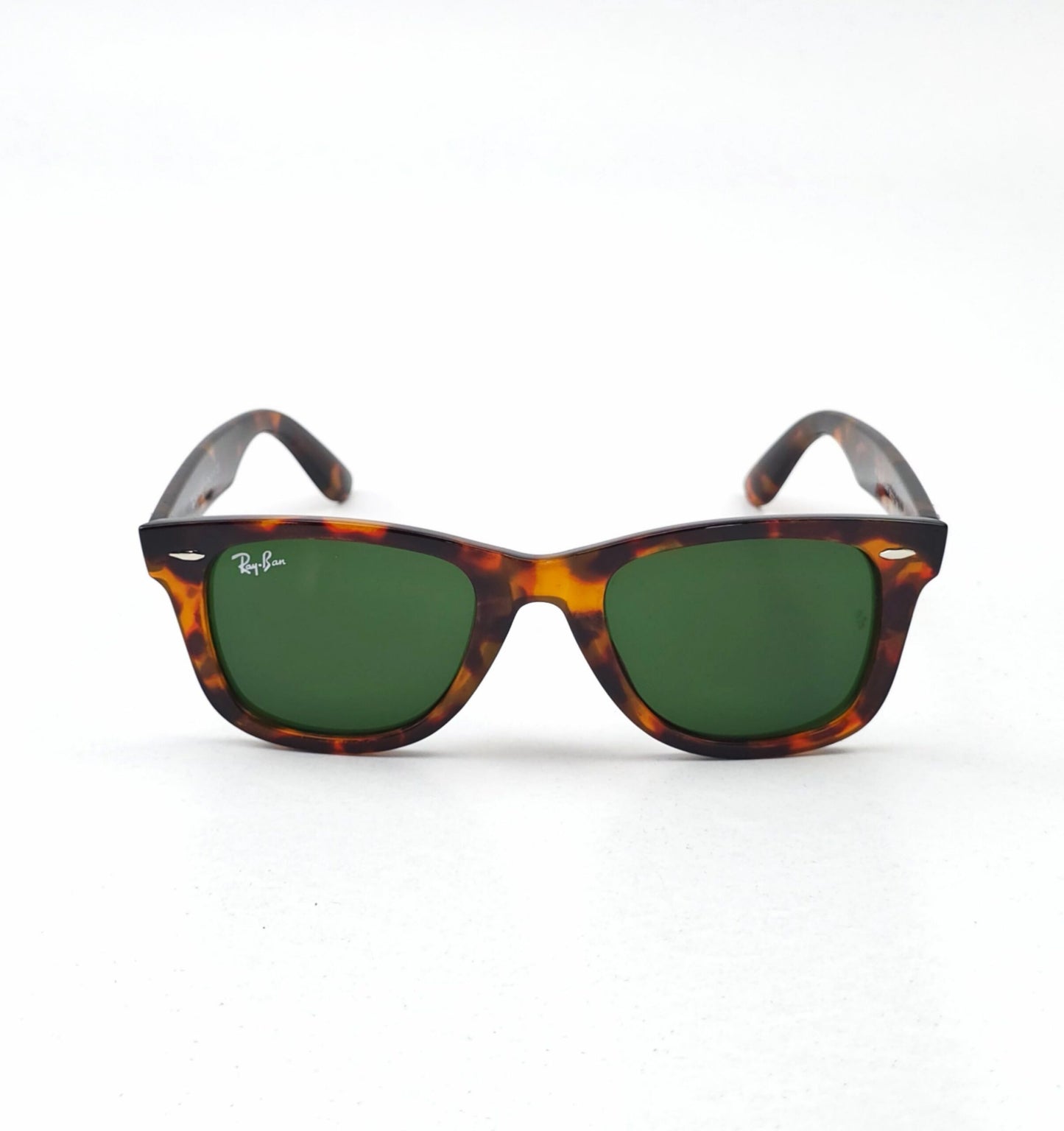 RAYBAN WAYFARER TIGRED GREEN LENSES