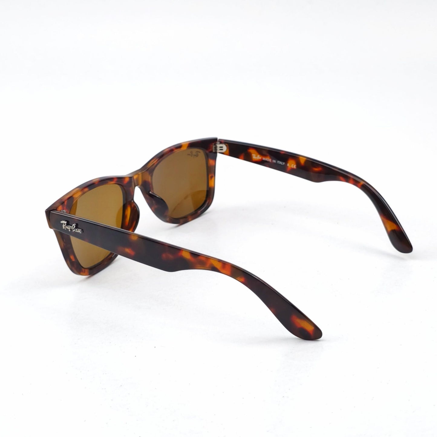 RAYBAN WAYFARER TIGRED  BROWN LENSES