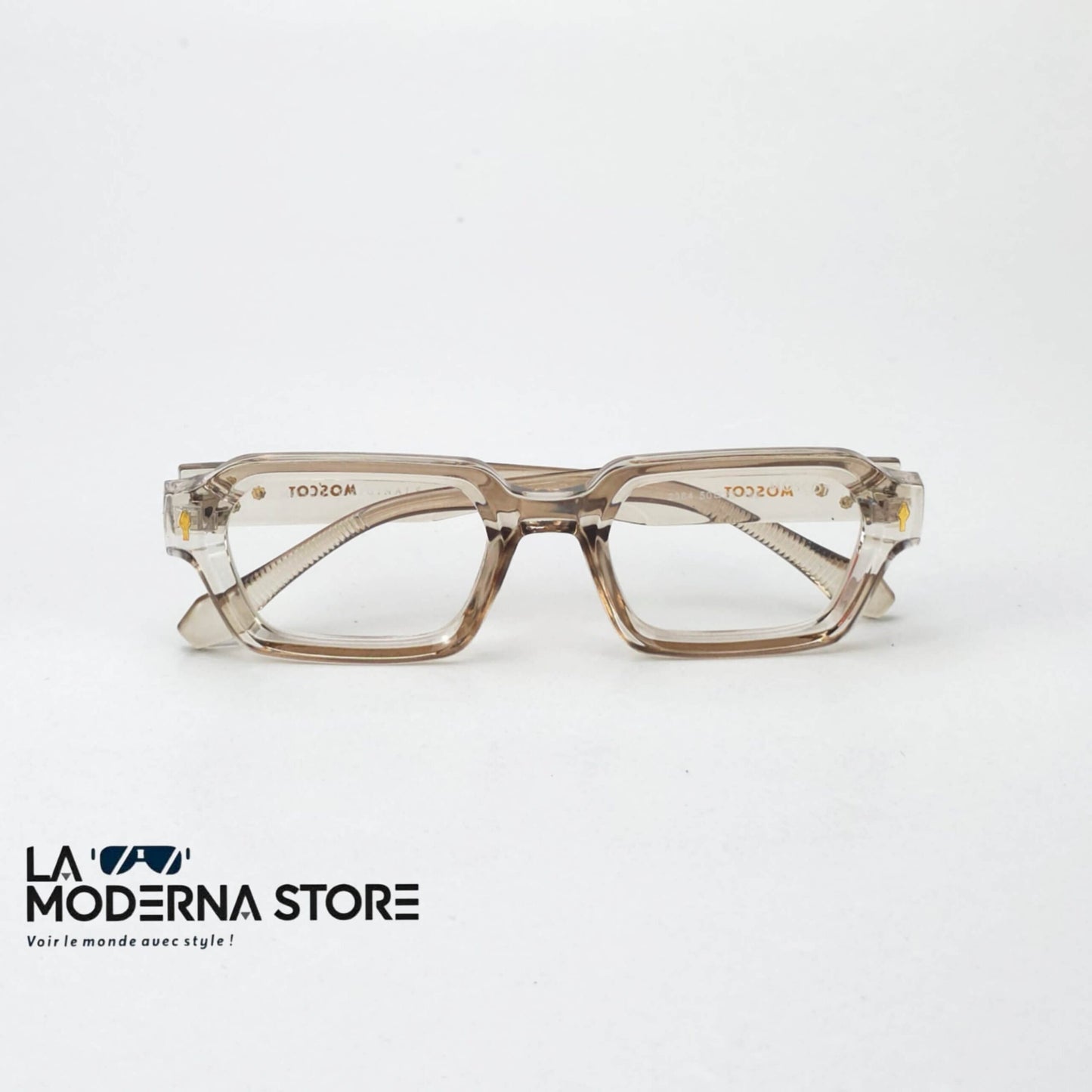 MOSCOT VETRA TRANS BROWN
