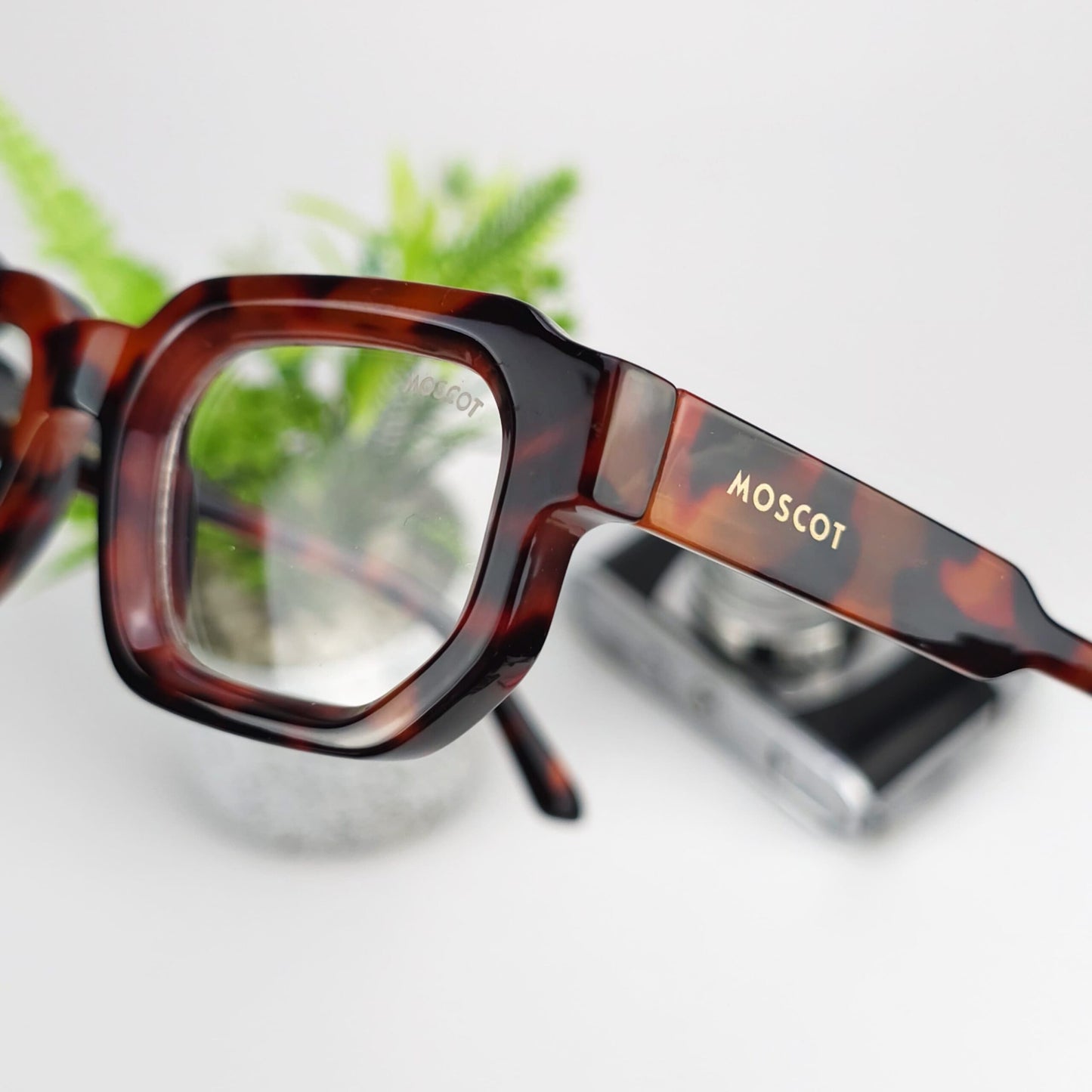 MOSCOT ERIKA TIGRED TRANS LENSSES
