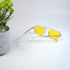 80S SUNGLASSES YELLOW LENSSES