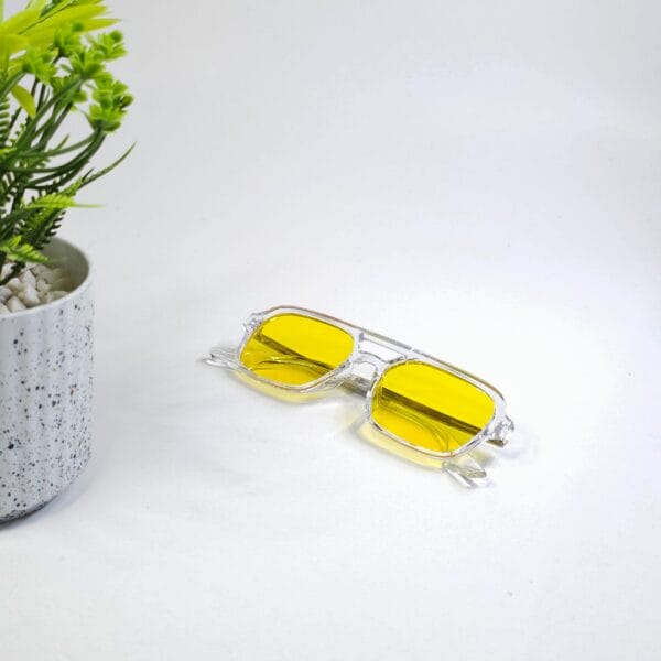 80S SUNGLASSES YELLOW LENSSES - Image 3