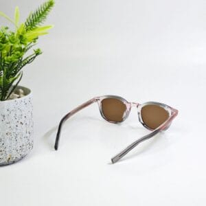 MOSCOT RIO PINK BROWN LENSES