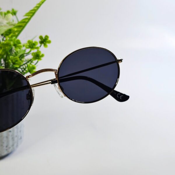 RAYO GOLD FRAME BLACK LENSES - Image 3